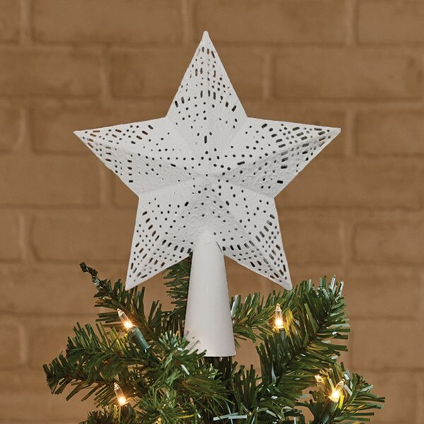 Star Tree Topper White Park Designs